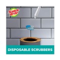 Toilet Brushes | Scotch-Brite 558-SK-4NP Toilet Scrubber Starter Kit (1 Handle and 5 Scrubbers) - White/Blue image number 5