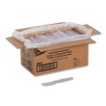 Disposable Knives | Dixie KH017 Heavyweight Polystyrene Cutlery Knives Pack - Clear (1000/Carton) image number 2