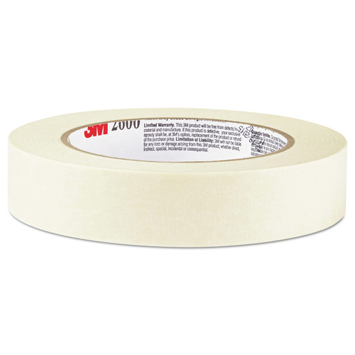 Tapes | Highland 2600-24A 0.94 in. x 60.1 yds 3 in. Core Economy Masking Tape - Tan (1-Roll) image number 0