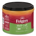 Coffee - Half-caffeinated | Folgers 2550030444 22.6 oz. Canister Half Caff Coffee (6/Carton) image number 2