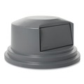 Waste Receptacle Lids | Rubbermaid Commercial FG265788GRAY BRUTE 27.55 in. Dome Top Lid for 55-Gallon Round Containers - Gray image number 1