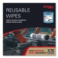 Perforated Roll & Hand Towels | WypAll 41611 X70 12.4 in. x 12.2 in. Cloths - Jumbo, White (870/Roll, 1 Roll/Carton) image number 7