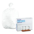 Low-Density Trash Bags | Boardwalk H7658HWKR01 38 in. x 58 in. 60 gal. Low-Density Waste Can Liners - White (100/Carton) image number 0