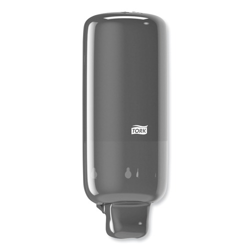 Soap Dispensers | Tork 571508 4.45 x 4.13 x 11.26 33 oz Bottle Foam Skincare Manual Dispenser - Black image number 0