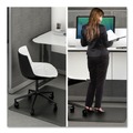 Floor Mats | Deflecto CM24142BLKSS 48 in. x 36 in. Ergonomic Sit Stand Mat - Black image number 2