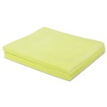 Dusting Wipes | Boardwalk BWK-DSMFPY 18 in. x 24 in. Dust Cloths - Yellow (50/Bag, 10 Bags/Carton) image number 2