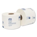 Perforated Roll & Hand Towels | Tork 112990 1-Ply Septic Safe Universal Bath Tissue Roll with OptiCore - White (36/Carton) image number 0