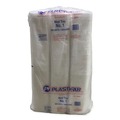 Food Containers & Lids | GEN 1WH 5.38 in. x 5.38 in. x 1.07 in. #1 Meat Trays - White (500/Carton) image number 3