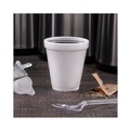 Cups | Dart 8J8 8 oz. Foam Drink Cups - White (25/Pack) image number 3