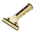 Squeegees | Unger GS000 4.5 in. Golden Clip Brass Squeegee Handle image number 1