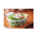 Food Containers & Lids | Pactiv Corp. YCA910480000 EarthChoice 48 oz. Recycled PET Hinged Container - Clear (190/Carton) image number 4
