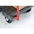 Carts & Trucks | Rubbermaid Commercial FG443600BLA 24 in. x 48 in. 2000 lbs. Capacity Heavy-Duty Platform Truck Cart - Black image number 1