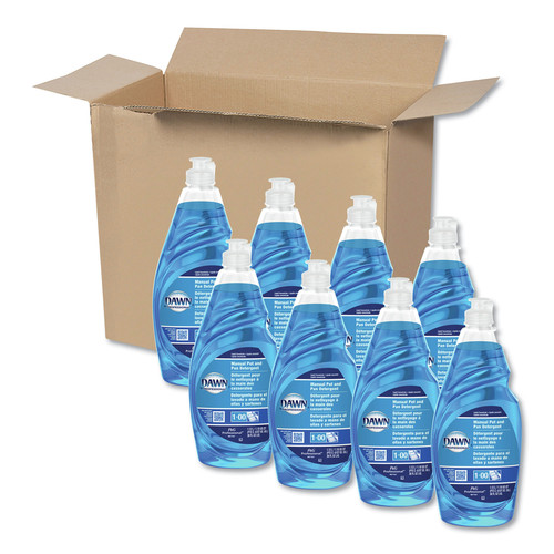 Dishwashing Detergents | Dawn Professional 45112 38 oz. Bottle Manual Pot and Pan Dish Detergent (8/Carton) image number 0