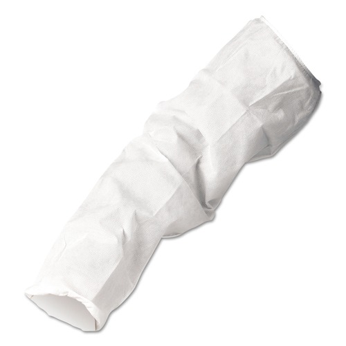 Cleaning Cloths & Wipes | Ansell KCC 36870 A20 MICROFORCE Barrier SMS Fabric Sleeve Protectors - One Size Fits All, White (200/Carton) image number 0