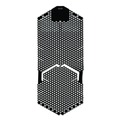 Toilet & Urinal Deodorizers | Boardwalk TSU-P-006I006I-56-AAS80 5.22 oz Vertical Urinal Screen - Midnight Coast Scent/Black (6/Carton) image number 2