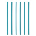 Straws/Stems/Sticks | phade 511167 7.75 in. PHA Wrapped Marine Biodegradable Straws - Ocean Blue (375/Box, 10 Boxes/Carton) image number 2