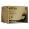 Dispenser Napkins | Boardwalk BWK6000INTW 6.3 in. x 8.5 in. 1-Ply Interfold Napkins - White (12/Carton) image number 2