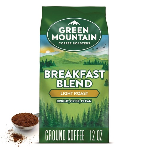 Coffee - Caffeinated | Green Mountain Coffee 5000378937 12 oz. Bag Ground Coffee - Breakfast Blend image number 0
