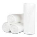 High-Density Trash Bags | Inteplast Group S386017N 60 gal. 17 microns 38 in. x 60 in. High-Density Interleaved Commercial Can Liners - Clear (25 Bags/Roll, 8 Rolls/Carton) image number 3