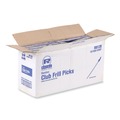 Straws/Stems/Sticks | AmerCareRoyal R812B 4 in. Bamboo Cellophane-Frill Wood Picks - Assorted (10000/Carton) image number 3