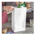 Grocery Bags | Ross & Wallace Paper Products 120316500PK/BL 7.75 in. x 4.75 in. x 16 in. #16 Size Grocery Paper Bags - White (500/Bundle) image number 2