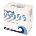 Sponges | Boardwalk 96157-M-BWK 2.5 in. x 4.5 in. 1 in. Thick Eraser Pads - White (6/Carton) image number 5