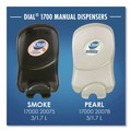 Soap Dispensers | Dial Professional 20078 Dial 1700 12.66 in. x 7.07 in. x 3.95 in. 1.7 Liter Manual Dispenser - Pearl (3/Carton) image number 10