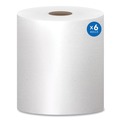 Perforated Roll & Hand Towels | Scott 01005 8 in. x 1000 ft. 1.5 in. Core 1-Ply Essential High Capacity Hard Roll Towels - White (6 Rolls/Carton) image number 1