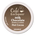 Coffee - Caffeinated | Cafe Escapes 5000330121 Hot Cocoa K-Cups - Milk Chocolate (96/Carton) image number 1