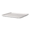 Food Containers & Lids | Eco-Products EP-MP8SNFA 10.52 in. x 8.5 in. x 0.5 in. Sugarcane Fiber Meat and Produce Food Trays - White (300/Carton) image number 1