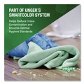 Cleaning Cloths & Wipes | Unger MF400 16 in. x 15 in. SmartColor Microfiber MicroWipes - Green (10/Pack) image number 6