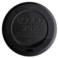 Cup Lids | Eco-Products EP-HL16-BR EcoLid 25% Recyclable 10 - 20 oz. Hot Cup Lid - Black (1000/Carton) image number 0