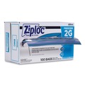 Resealable Bags | Ziploc 682254 2-Gallon 2.7 mil. 13 in. x 15.5 in. Double Zipper Freezer Bags - Clear (100/Carton) image number 3