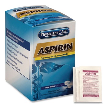 PhysiciansCare 90014-002 Two-Pack Aspirin Medication (50/Box)