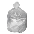 High-Density Trash Bags | Good 'n Tuff 1507824 24 in. x 31 in. 16 gal. 6 microns Waste Can Liners - Natural (50 Bags/Roll, 20 Rolls/Carton) image number 1
