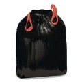 Drawstring & Kitchen Bags | Draw 'n Tie 1518607 Drawstring 33 Gallon 1.2 mil 33.5 in. x 38 in. Heavy-Duty Trash Bags - Black (150/Box) image number 2