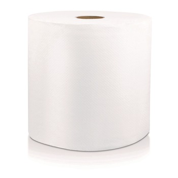 Livi VPG Select 46529 8 in. x 800 ft. 1-Ply Hard Wound Roll Towel - White (6/Carton)