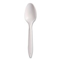 Disposable Spoons | SOLO S6OW Style Setter Medium Weight Polypropylene Teaspoon Cutlery - White (1000/Carton) image number 1