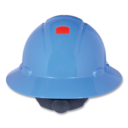 Head & Face Protection | 3M H-803SFR-UV H-800 SecureFit H-Series 4-Point Pressure Diffusion Ratchet Suspension Hard Hats with UV Indicator - Blue image number 0