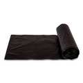 High-Density Trash Bags | Inteplast Group EC243306K High-Density 16 gal. 6 microns Commercial Can Liners - Black (1000/Carton) image number 2
