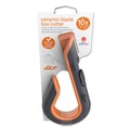 Knives & Multi-Purpose Tools | slice 10400 1.29 in. Carbon Steel Blade 7 in. Nylon Handle Replaceable Double Sided Box Cutters - Gray/Orange image number 6