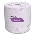 Perforated Roll & Hand Towels | Cascades PRO B211 2-Ply Septic Safe Select Standard Bath Tissue - White (80 Rolls/Carton) image number 3