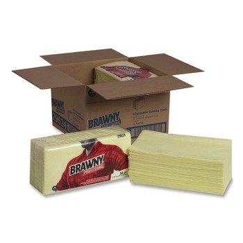 PRODUCTS | Georgia-Pacific 29624 24 in. x 24 in. Quarter-Fold Dusting Cloths - Yellow (50/Pack, 4 Packs/Carton)