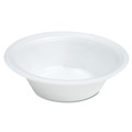 Bowls | Dart 12BWWQR 12 oz. Quiet Classic Laminated Foam Dinnerware Bowls - White (125/Pack) image number 1