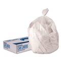 Low-Density Trash Bags | Boardwalk H6639HCKR01 33 Gallon 0.65 mil 33 in. x 39 in. Perforated Roll Low-Density Waste Can Liners - Clear (250/Carton) image number 3