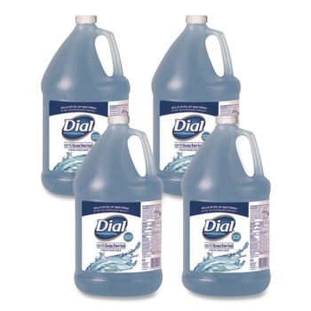 Dial Professional DIA15926 1 Gallon Antibacterial Liquid Hand Soap - Spring Water Scent (4/Carton)