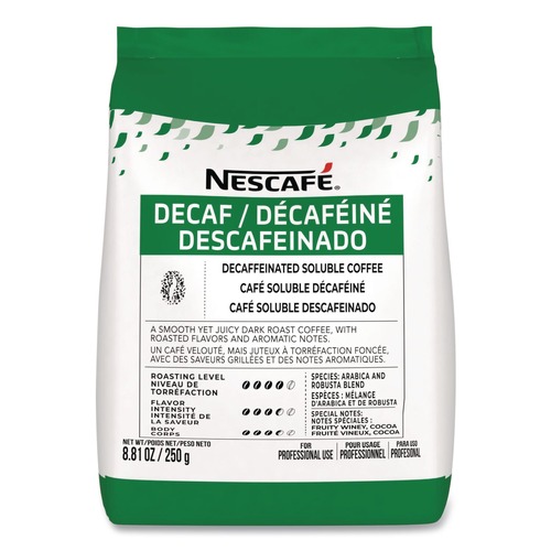 Cocoa | Nescafe 12323897 8.81 oz Bulk Decaf Ground Coffee - Arabica (4/Carton) image number 0