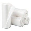 High-Density Trash Bags | Inteplast Group EC2424N High-Density 10 gal. 5 microns Commercial Can Liners - Natural (50 Bags/Roll, 20 Rolls/Carton) image number 0