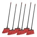Brooms | Nexstep Commercial Products 6420 MaxiStrong 56 in. Length Angle Broom - Black (6/Carton) image number 0