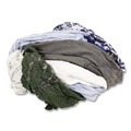 Perforated Roll & Hand Towels | HOSPECO 135-25 COLORED T-SHIRT RAGS, COTTON, ASSORTED, 25/BOX image number 1